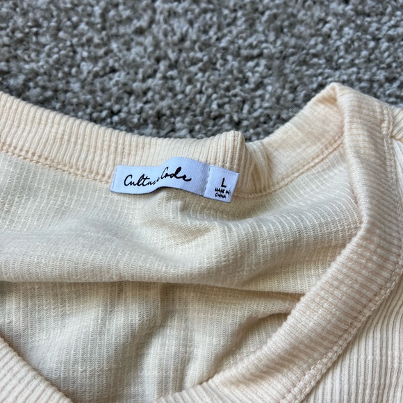 Culture Code Yellow Body Suit Size Large - Picture 2 of 3